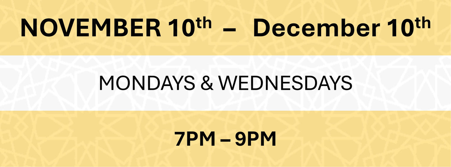 THE ART OF CALLING - November 10th - December 10th