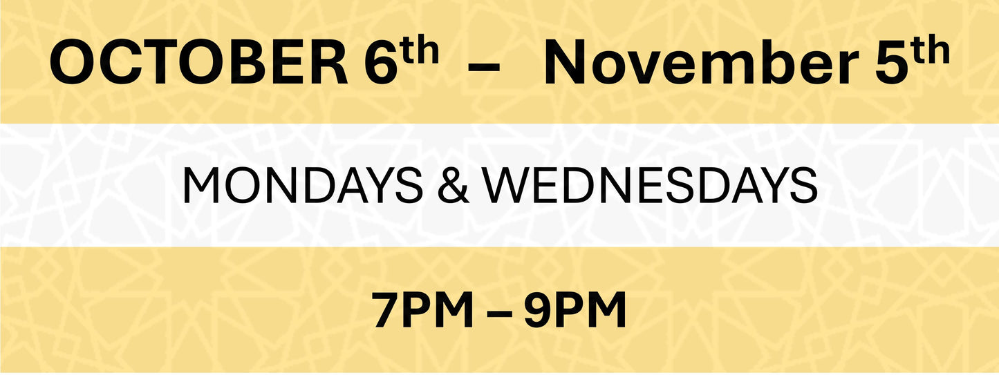 THE ART OF CALLING - October 6TH - November 5TH