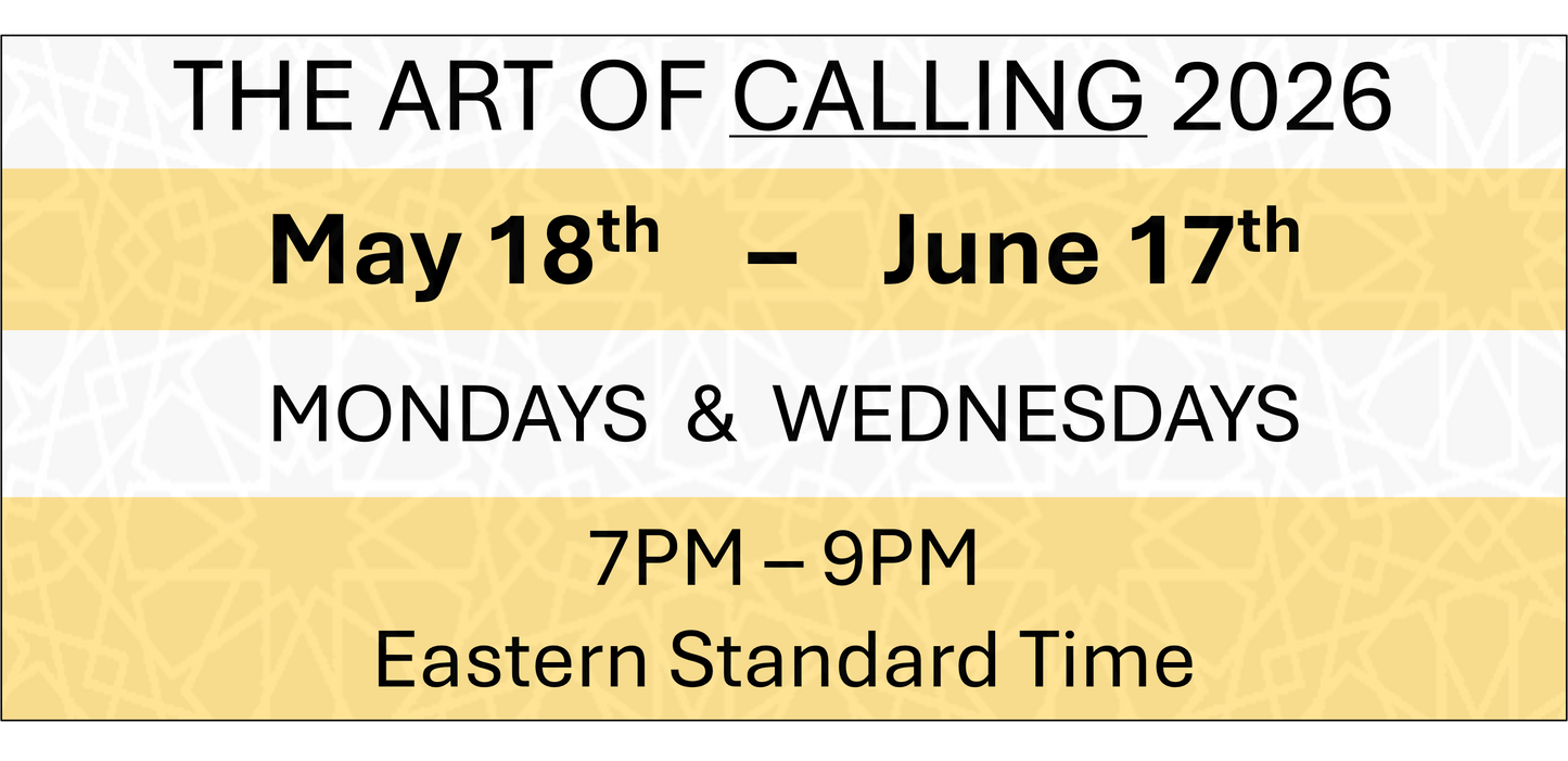 THE ART OF CALLING - May 18th - June 17th 2026