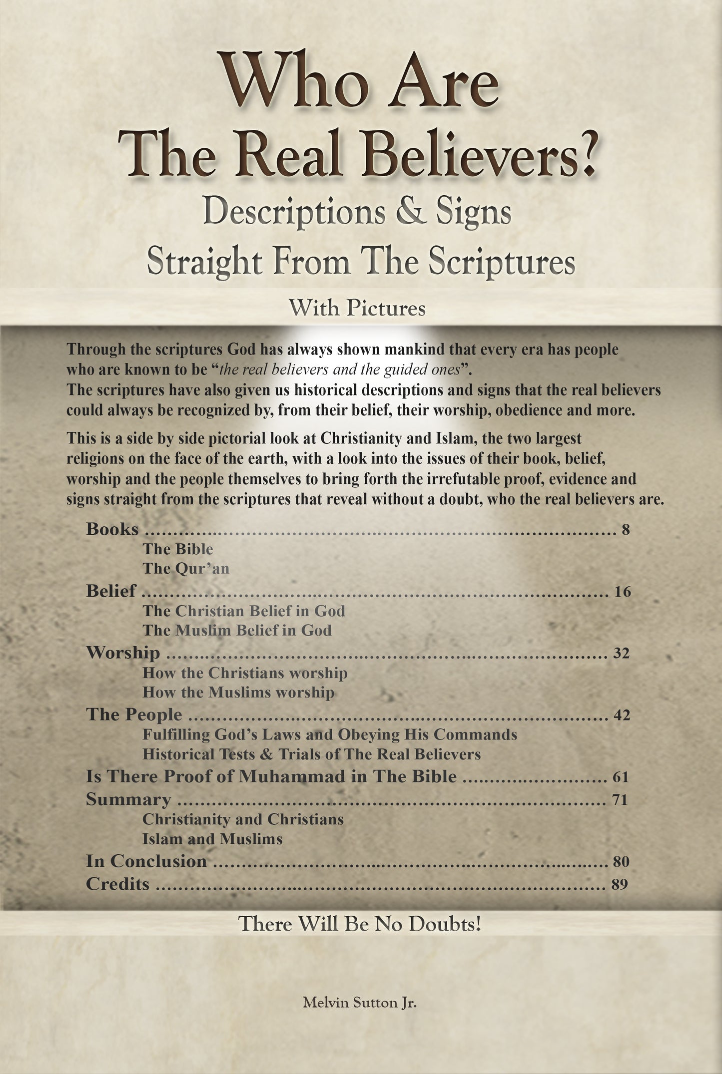 *Who Are The Real Believers? Descriptions & Signs Straight From The Scriptures - With Pictures