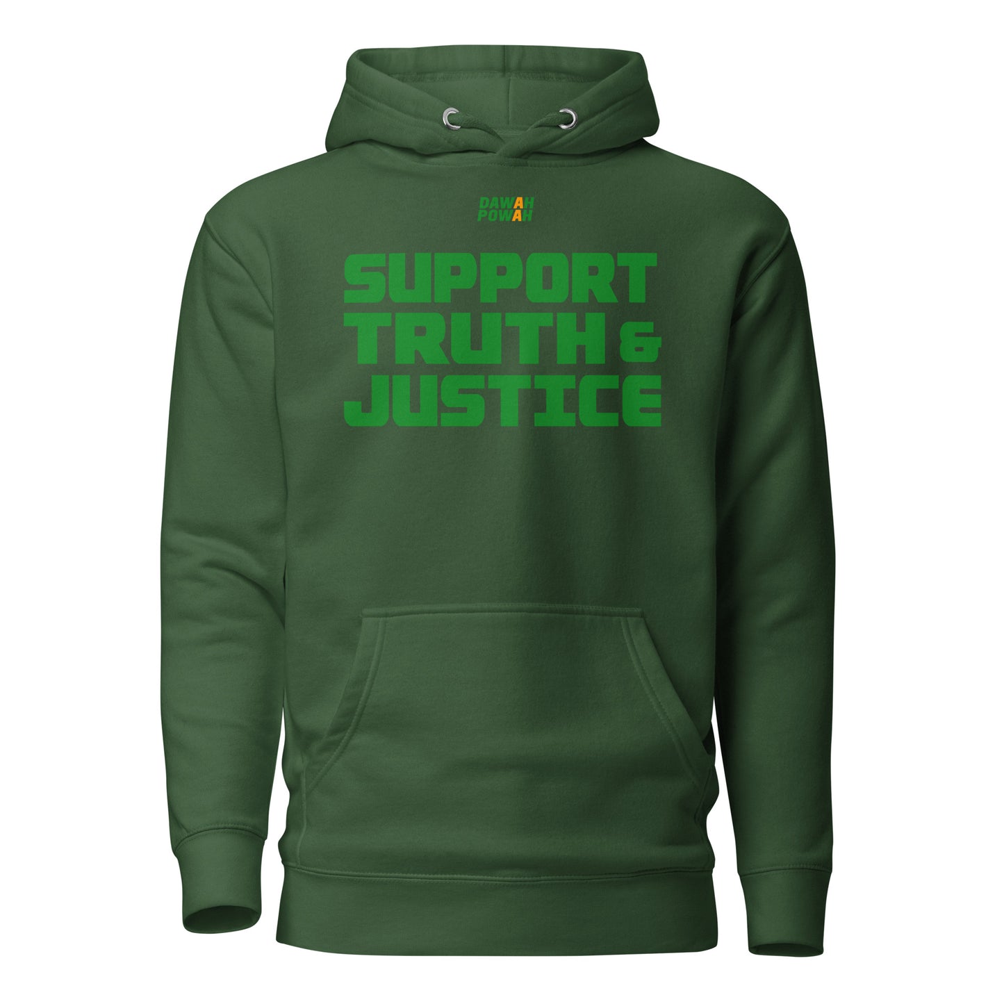 SUPPORT TRUTH & JUSTICE - GREEN COLLECTION Unisex Hoodies