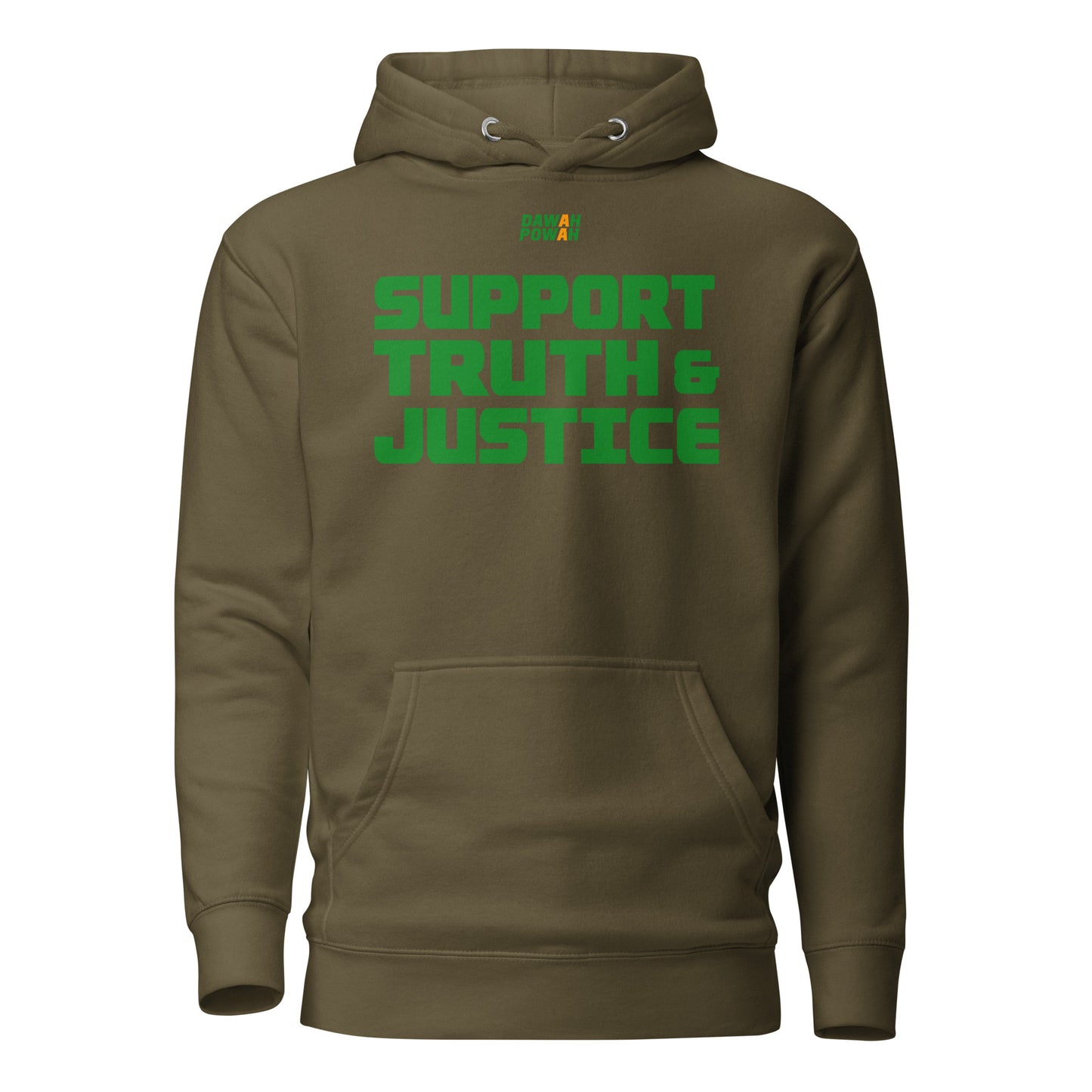 SUPPORT TRUTH & JUSTICE - GREEN COLLECTION Unisex Hoodies