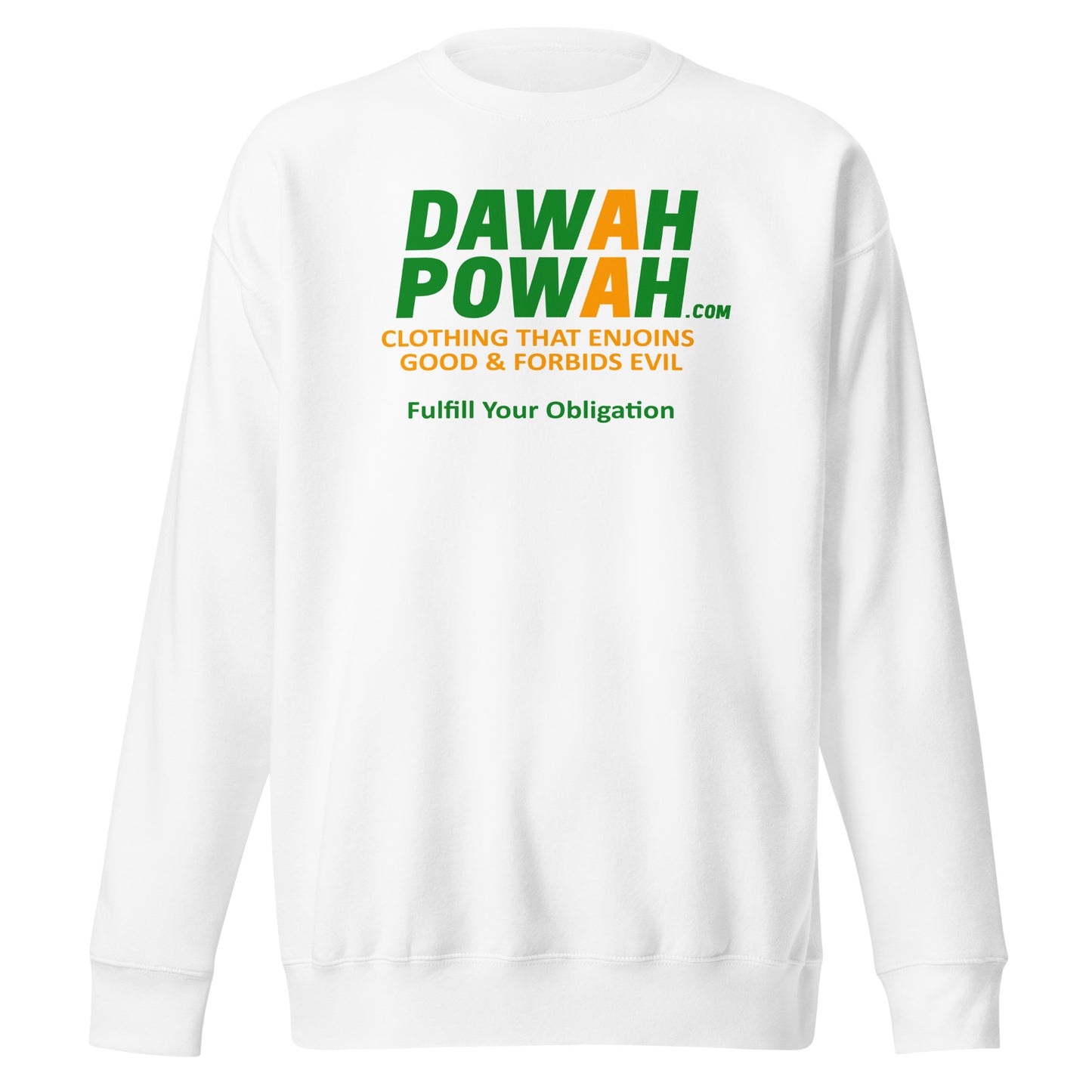 DAWAH POWAH DECAL & TAG COLLECTION Unisex Premium Sweatshirts