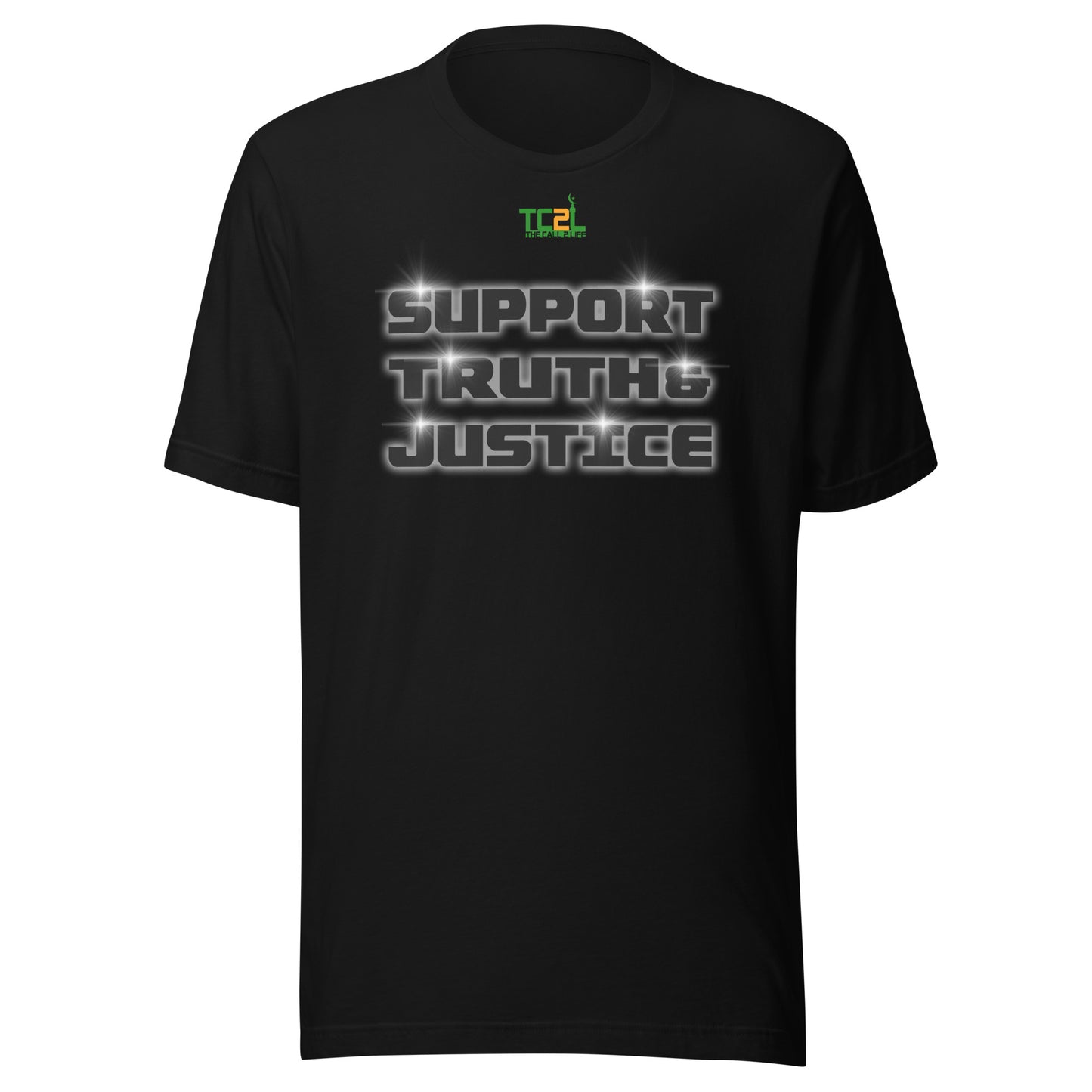 SUPPORT TRUTH & JUSTICE - GLOW COLLECTION Unisex t-shirts