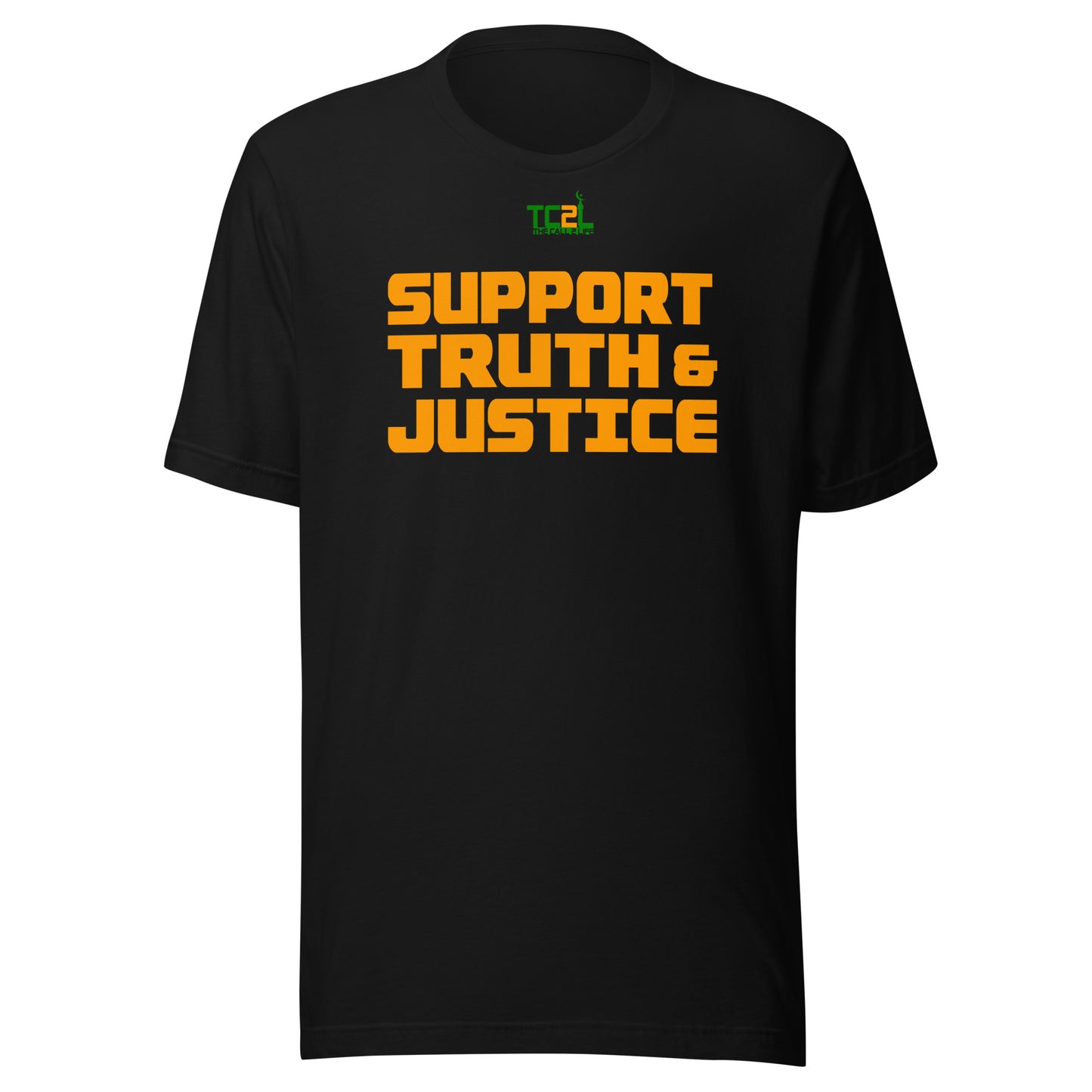 SUPPORT TRUTH & JUSTICE - ORANGE COLLECTION Unisex t-shirts