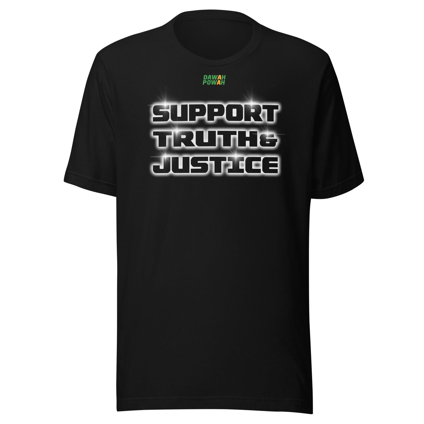 SUPPORT TRUTH & JUSTICE - GLOW Unisex t-shirt
