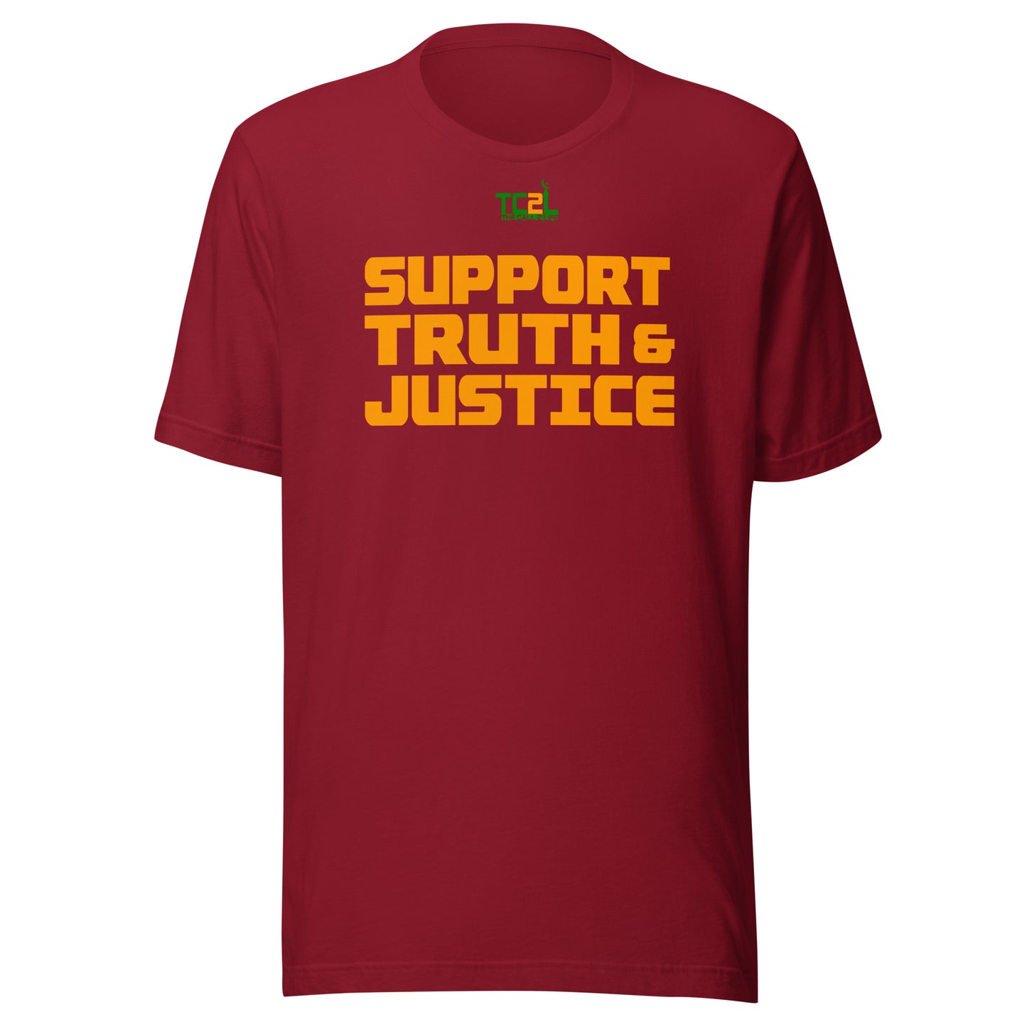 SUPPORT TRUTH & JUSTICE - ORANGE COLLECTION Unisex t-shirts