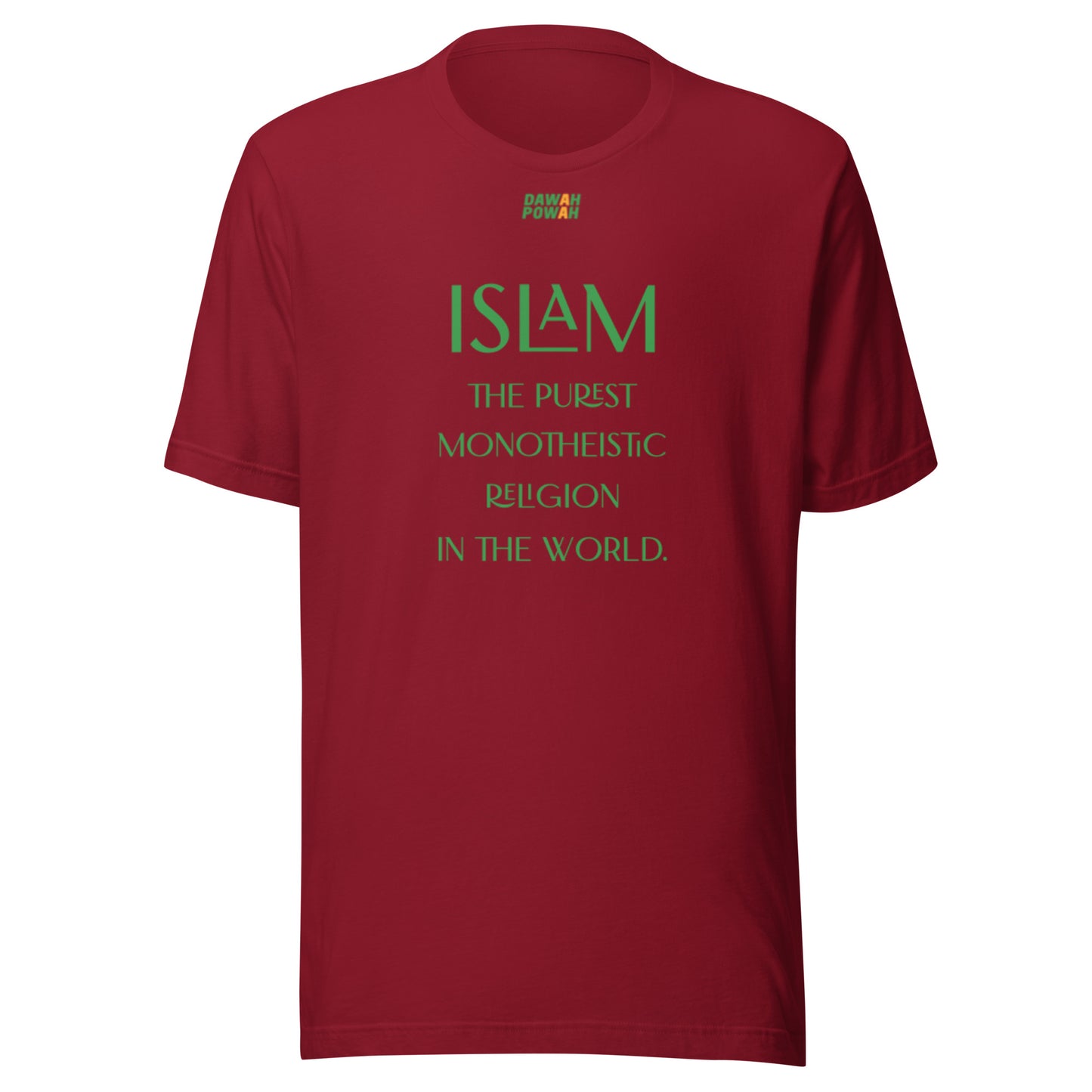 ISLAM, THE PUREST MONOTHEISTIC RELIGION - Unisex t-shirt