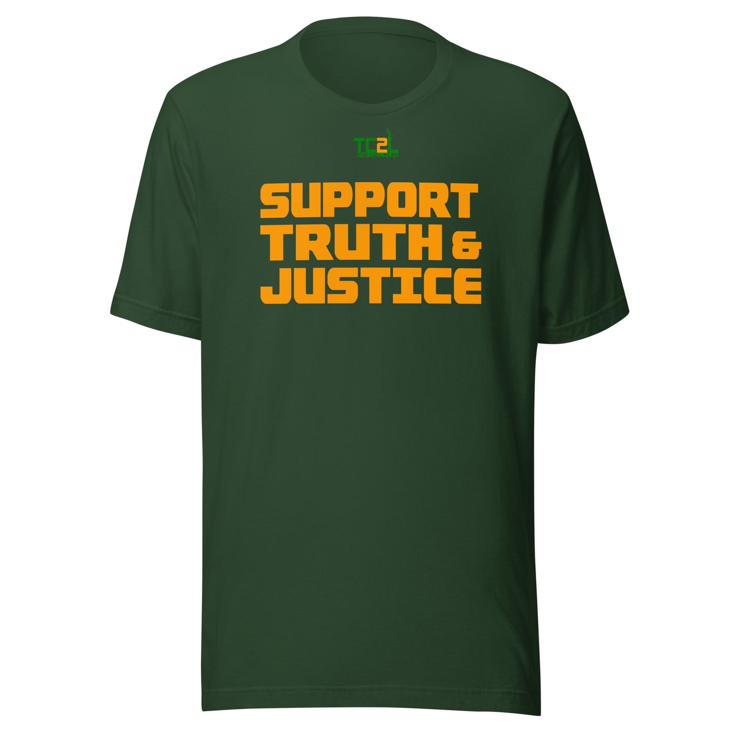 SUPPORT TRUTH & JUSTICE - ORANGE COLLECTION Unisex t-shirts