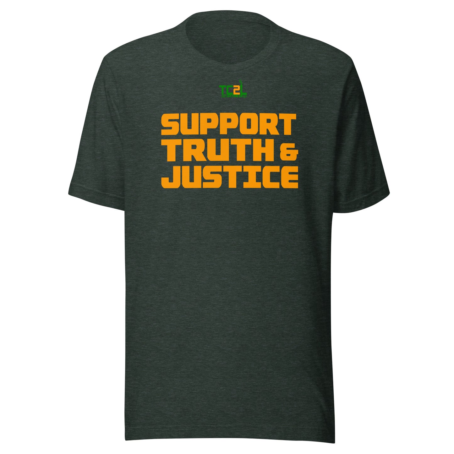 SUPPORT TRUTH & JUSTICE - ORANGE COLLECTION Unisex t-shirts