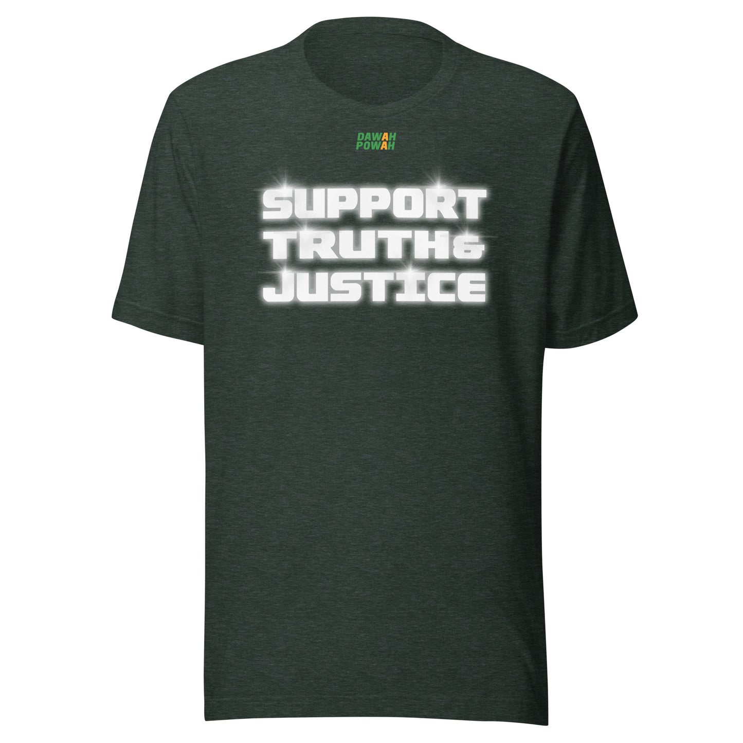 SUPPORT TRUTH & JUSTICE - SHINE COLLECTION Unisex t-shirts
