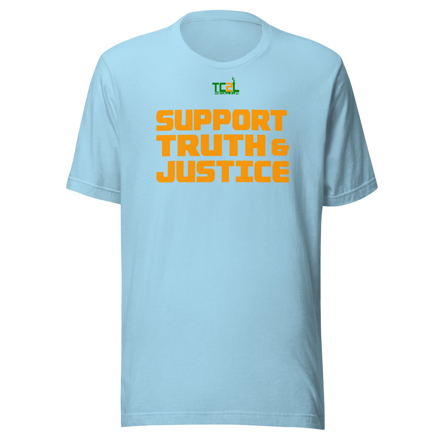SUPPORT TRUTH & JUSTICE - ORANGE COLLECTION Unisex t-shirts