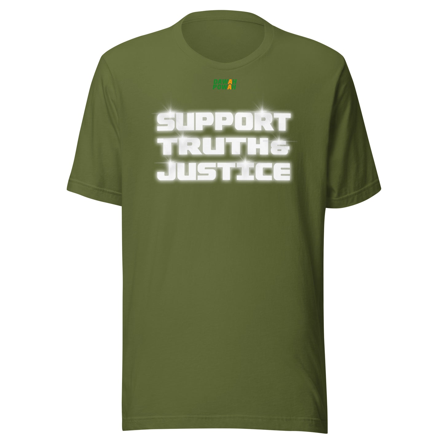 SUPPORT TRUTH & JUSTICE - SHINE COLLECTION Unisex t-shirts