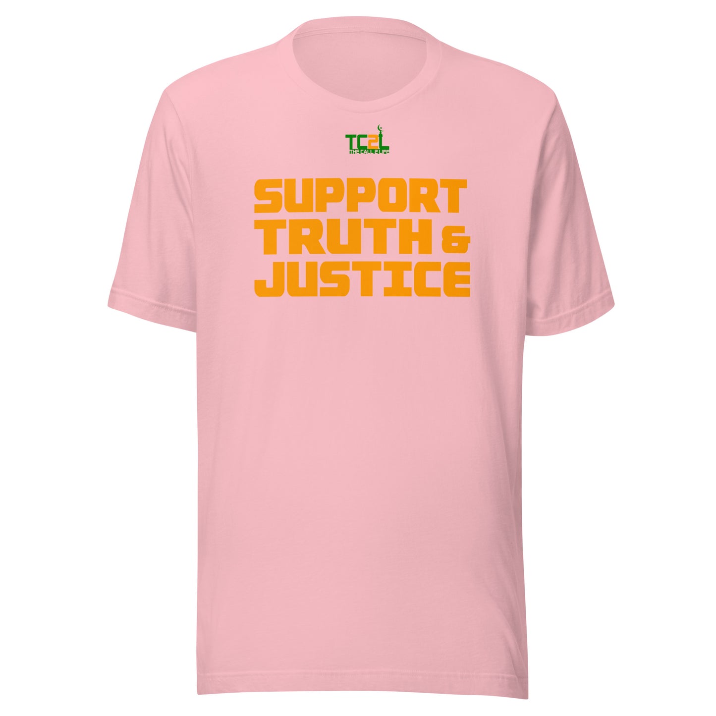 SUPPORT TRUTH & JUSTICE - ORANGE COLLECTION Unisex t-shirts