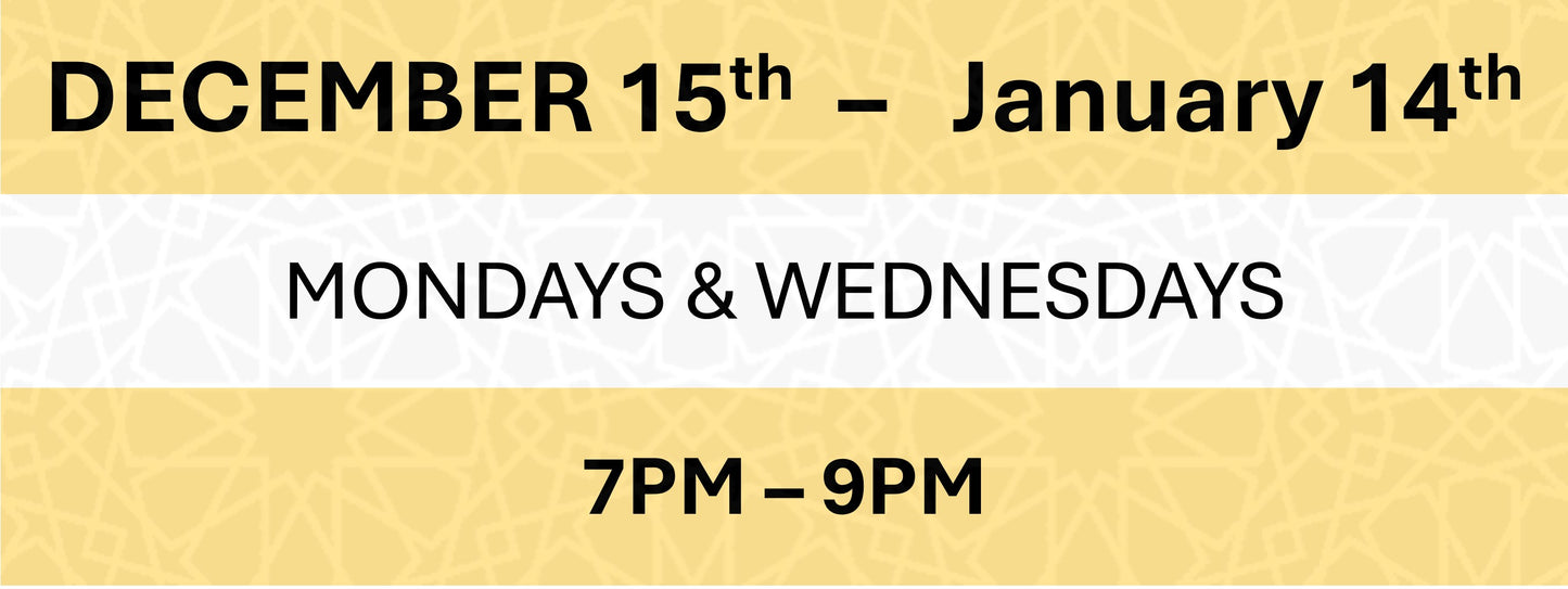 THE ART OF CALLING - December 15th - January 14th