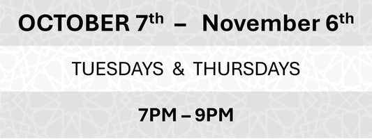 THE ART OF WARNING - October 7th - November 6th