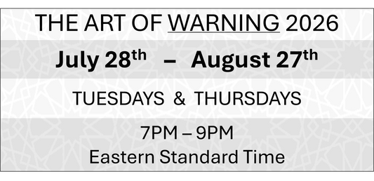 THE ART OF WARNING - July 28th - August 27th 2026