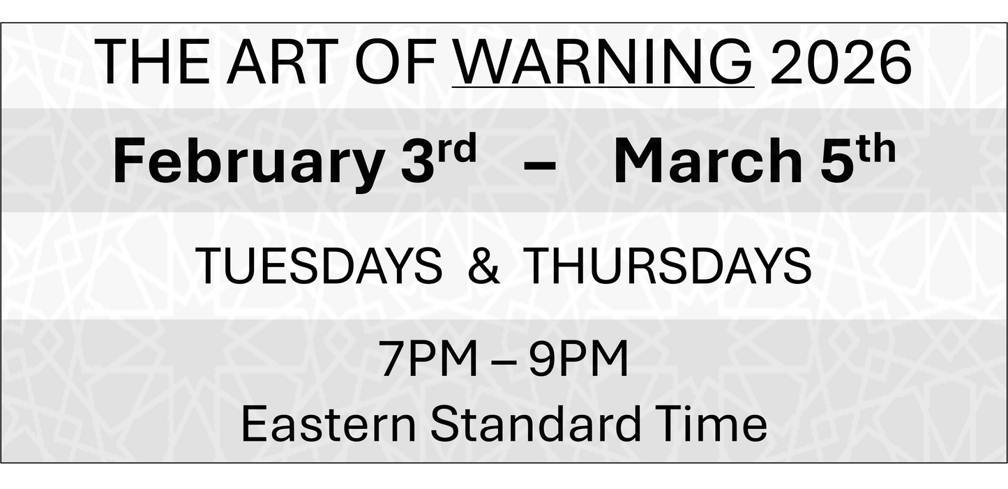 THE ART OF WARNING - February 3rd - March 5th 2026