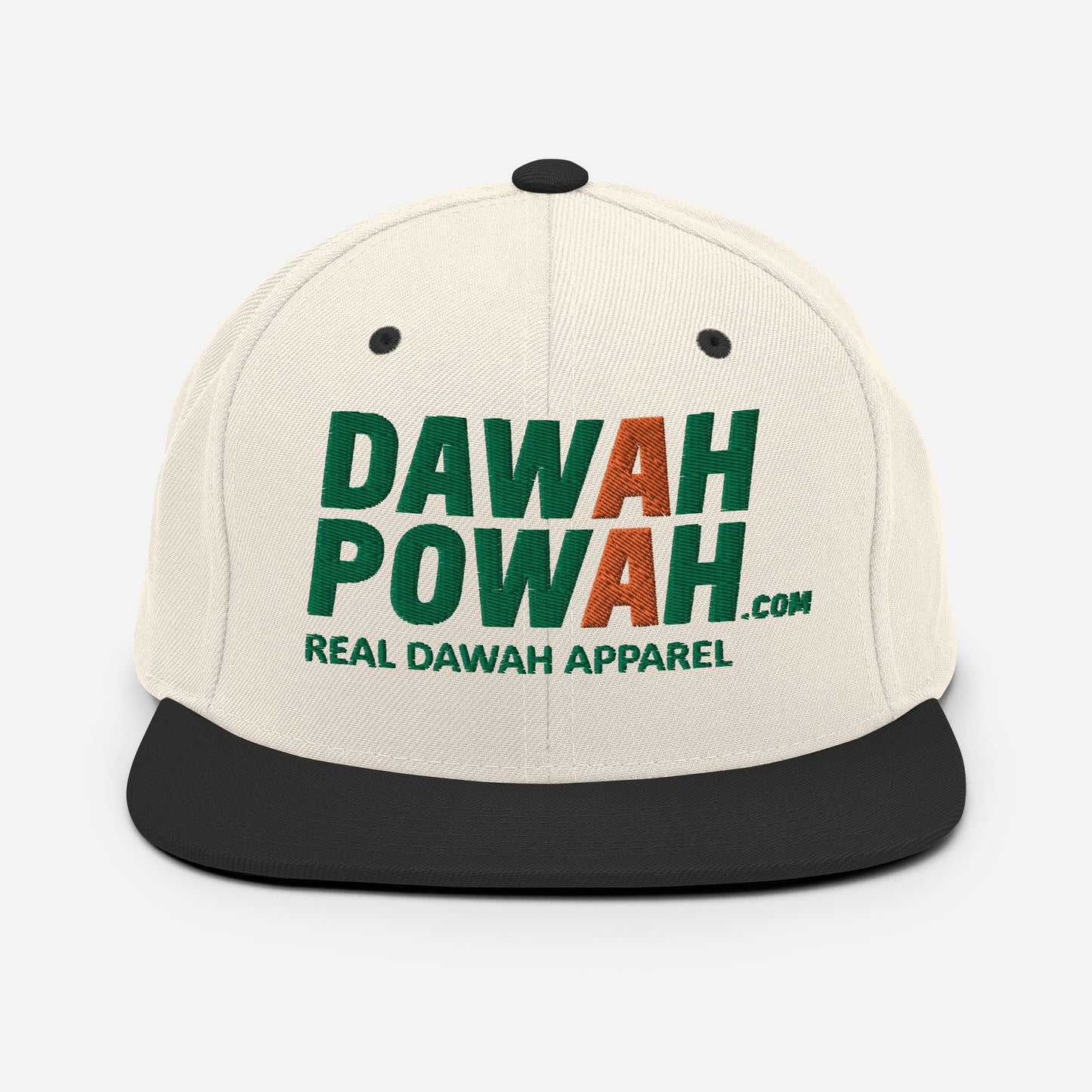 DAWAH POWAH BRAND EMBROIDED DECAL - MULTI-COLORED COLLECTION Snapback Hats