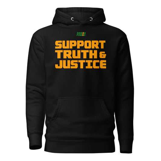 SUPPORT TRUTH & JUSTICE - ORANGE COLLECTION Unisex Hoodies