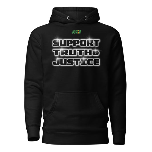 SUPPORT TRUTH & JUSTICE - GLOW Unisex Hoodie