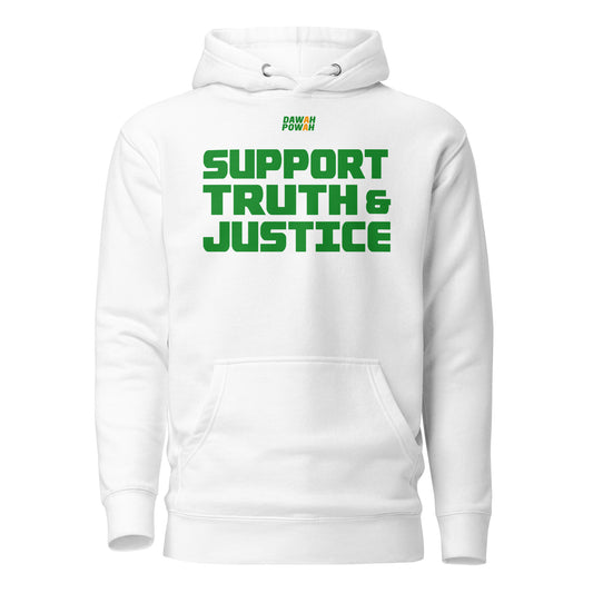 SUPPORT TRUTH & JUSTICE - GREEN COLLECTION Unisex Hoodies