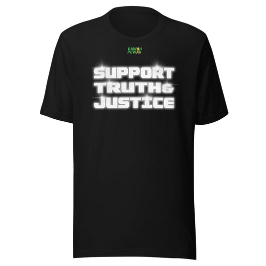 SUPPORT TRUTH & JUSTICE - SHINE COLLECTION Unisex t-shirts