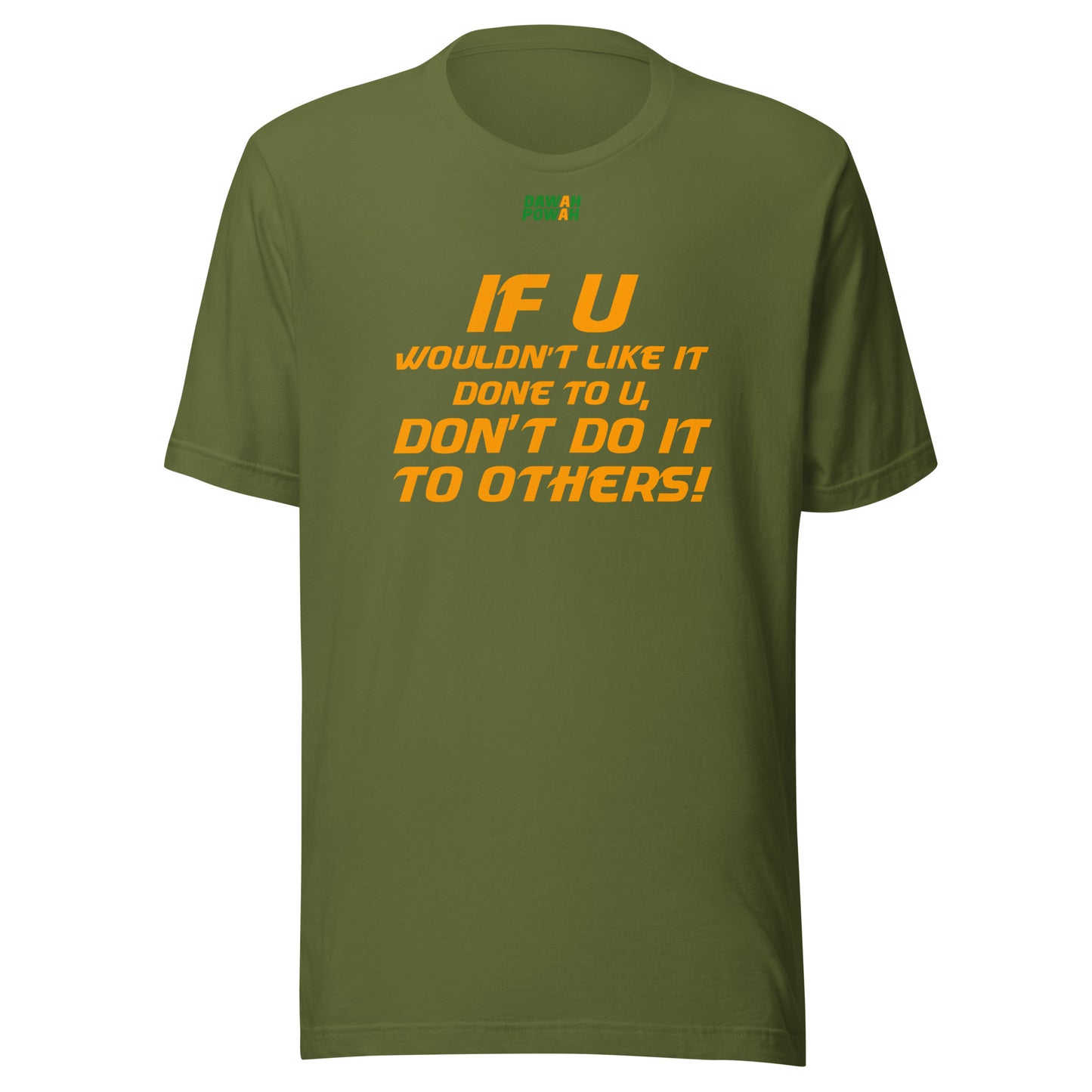 IF U WOULDN'T LIKE IT - ORANGE COLLECTION Unisex t-shirts